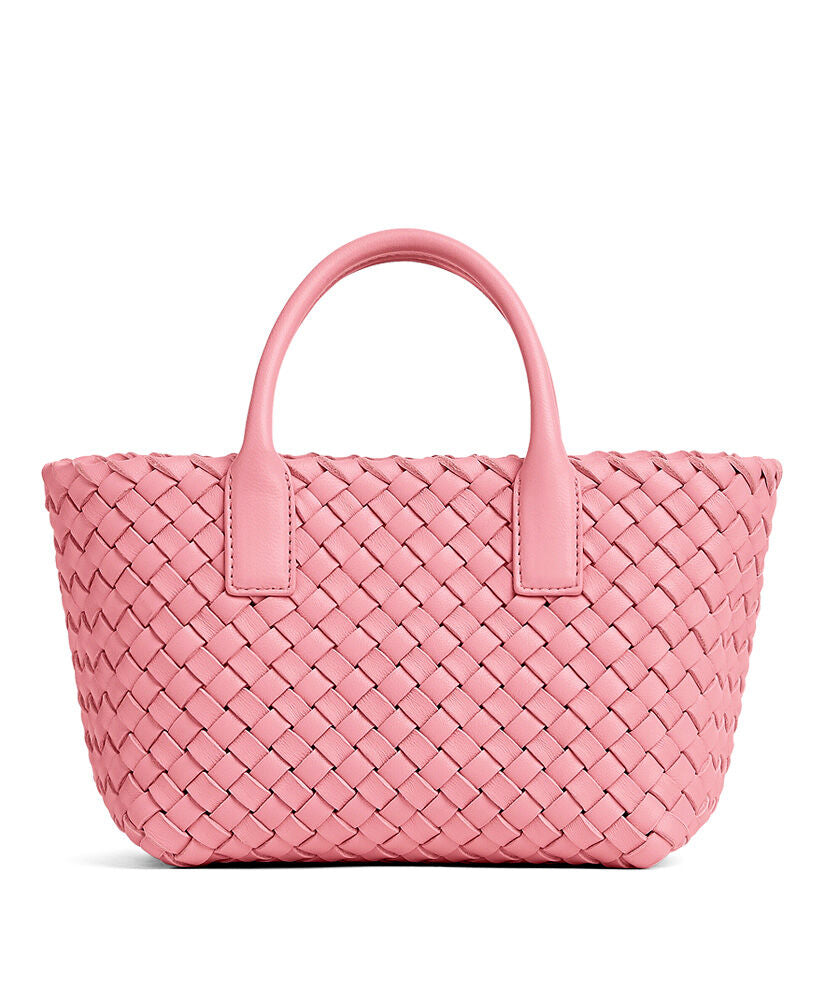 Cabat Mini Intrecciato Leather Tote