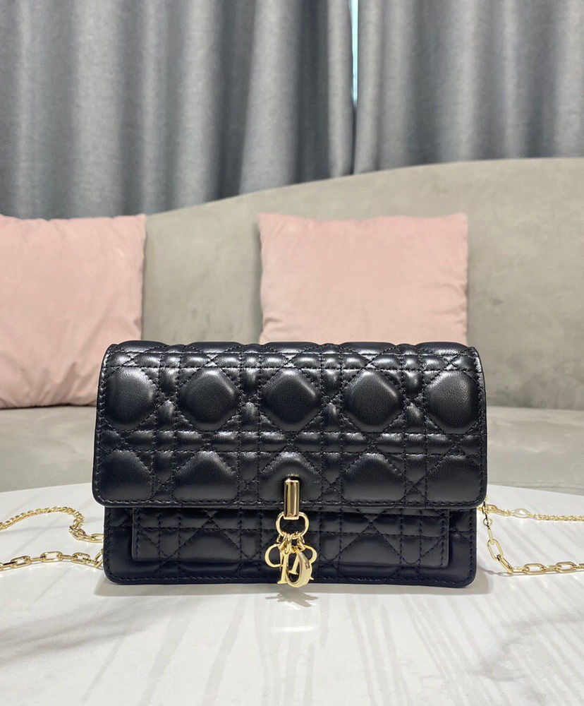 Lady Dior Chain Pouch