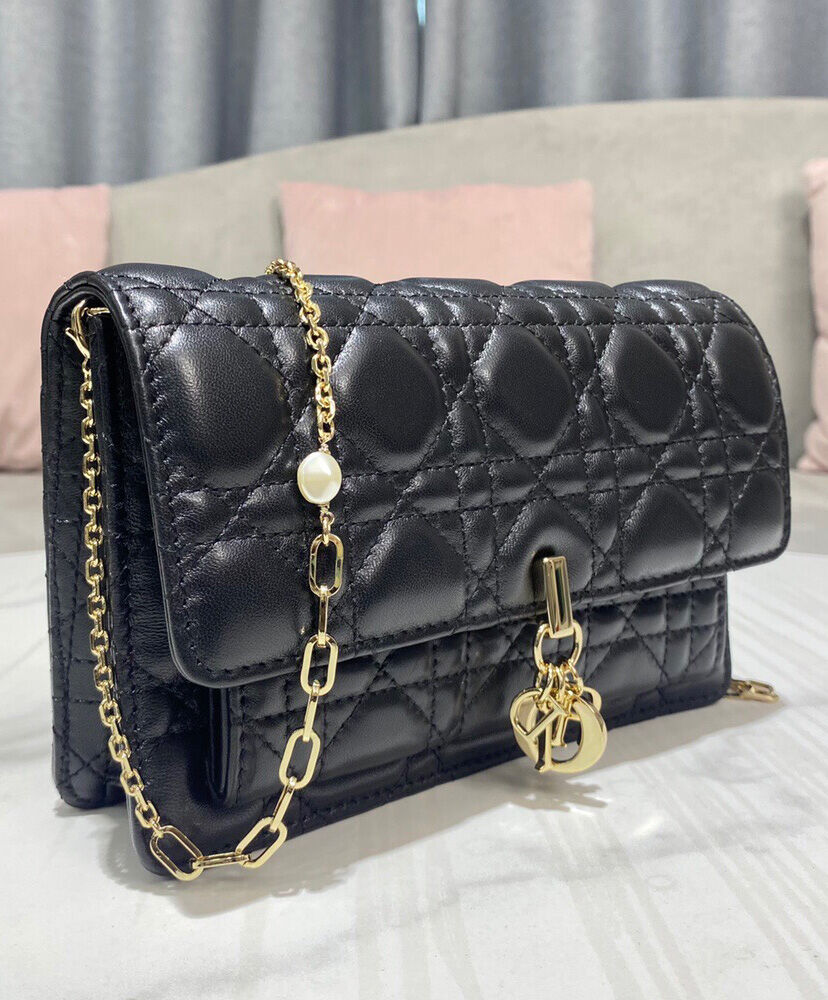 Lady Dior Chain Pouch