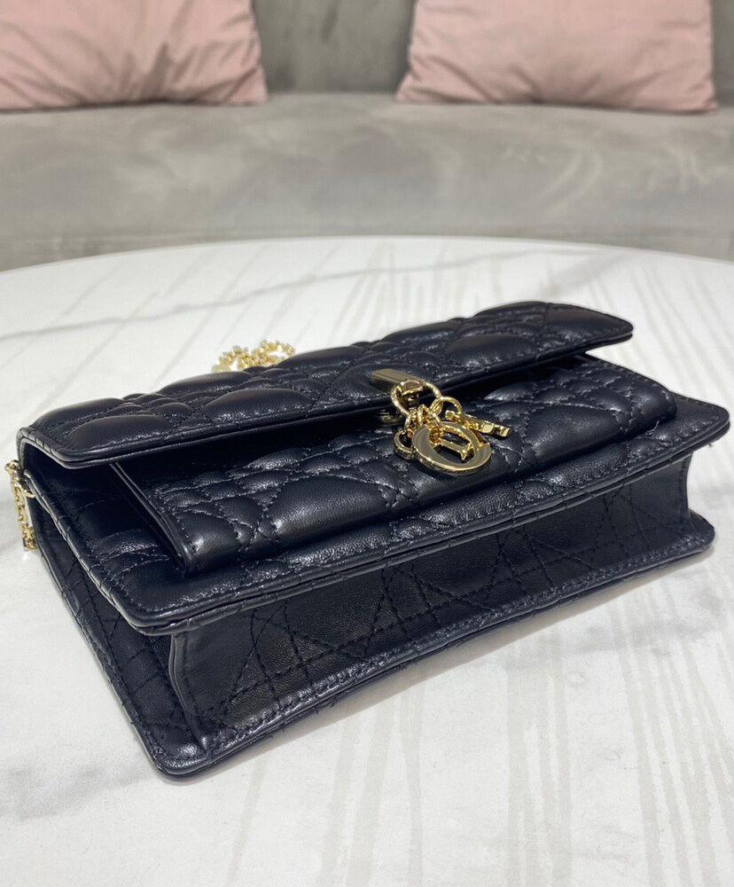 Lady Dior Chain Pouch