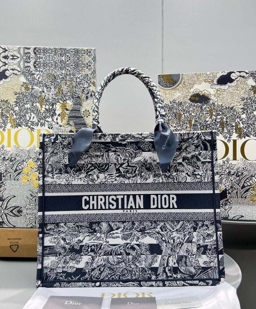 Large Dior Book Tote