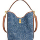 Bucket 16 Bag In Denim With Celine All-Over Print