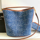 Bucket 16 Bag In Denim With Celine All-Over Print