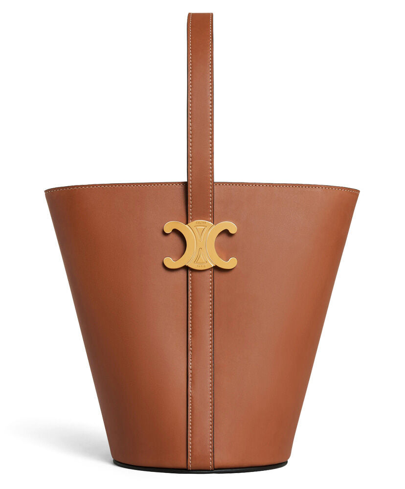 Bucket Triomphe In Natural Calfskin