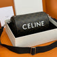 Cylinder Bag In Triomphe Canvas XL With Celine Print