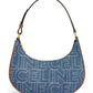 Ava Bag In Denim With Celine All-Over Print