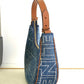 Ava Bag In Denim With Celine All-Over Print