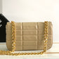 Chain Shoulder Bag Matelasse Monochrome Celine In Quilted Goatskin