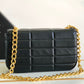 Chain Shoulder Bag Matelasse Monochrome Celine In Quilted Goatskin