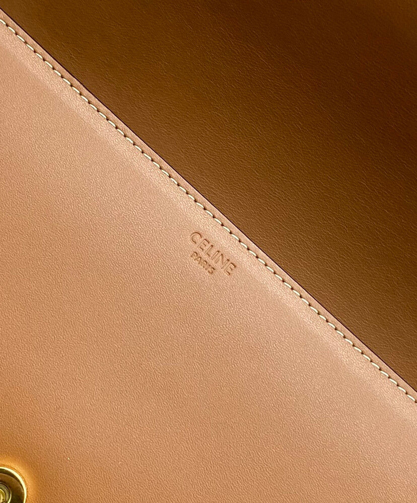 Classique Cuir Triomphe Bag In Natural Calfskin