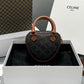 Medium Celine Heart In Triomphe Canvas And Calfskin