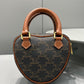 Medium Celine Heart In Triomphe Canvas And Calfskin