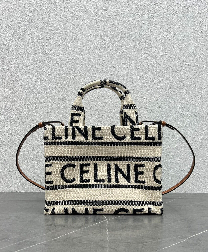 Celine Small Cabas Thais Textile with Celine All-Over White – Coco Approved  Studio