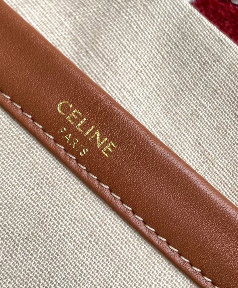 Small Cabas Thais In Textile With Celine All-Over