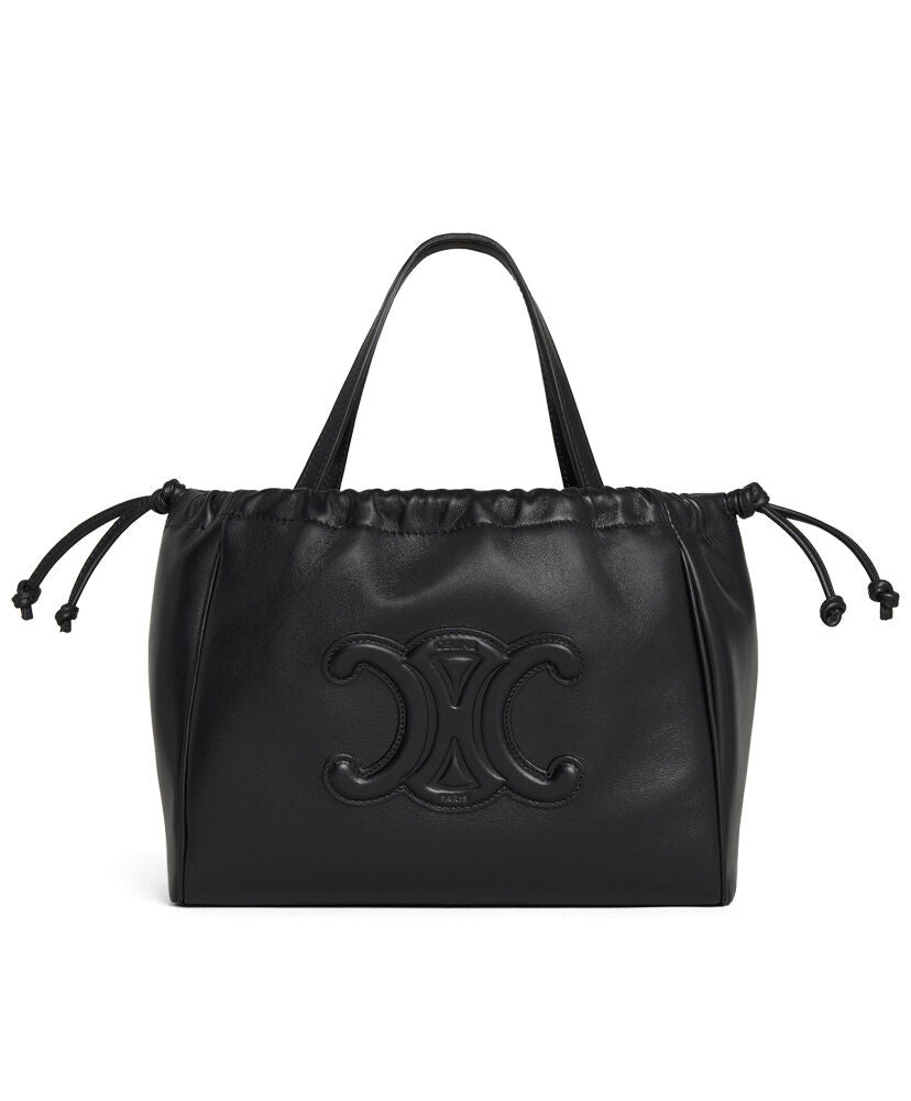 Small Cabas Drawstring Cuir Triomphe In Smooth Calfskin