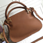 Marcie Leather Handbag In Small Grain Calfskin