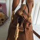 Marcie Leather Handbag In Small Grain Calfskin