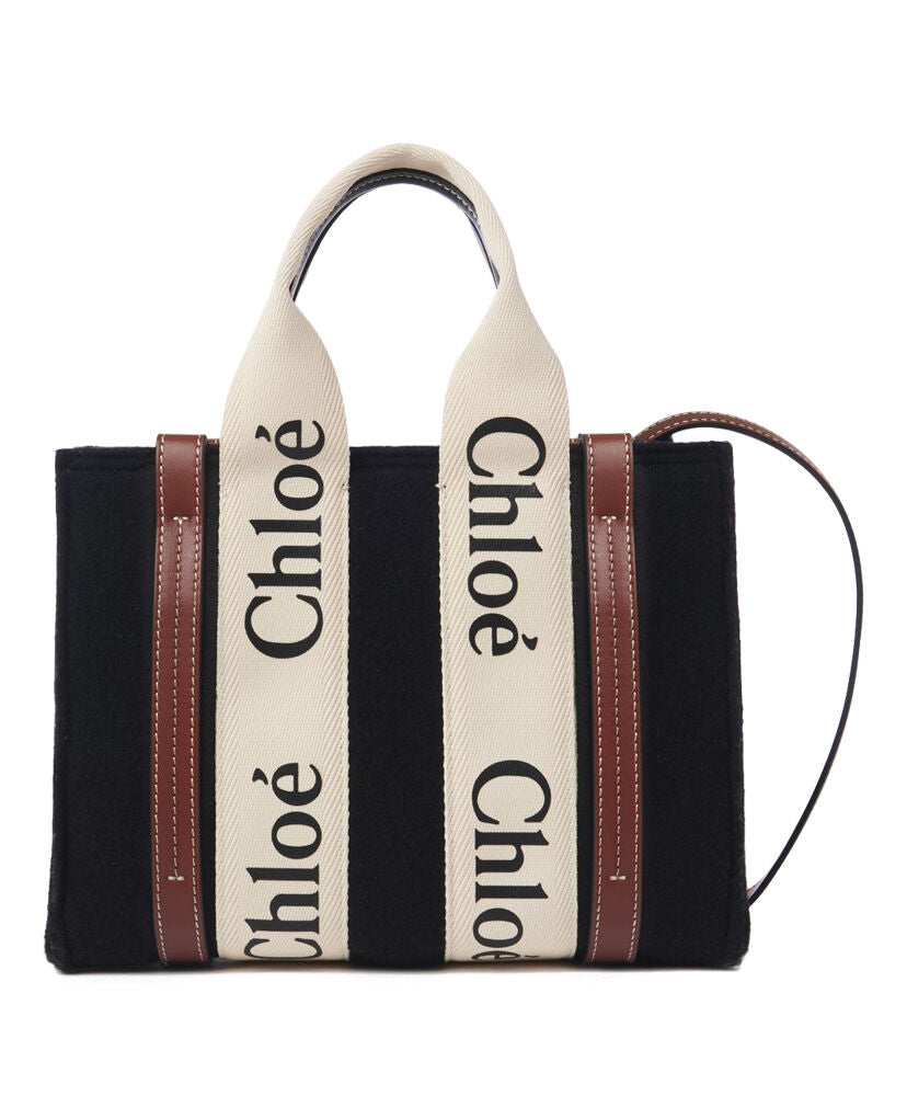 Small Woody Tote Bag With Strap