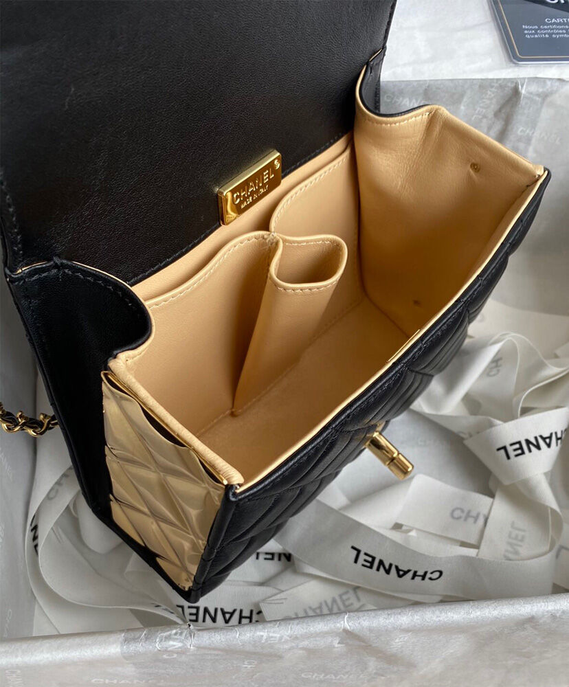 Mini Flap Bag With Handle