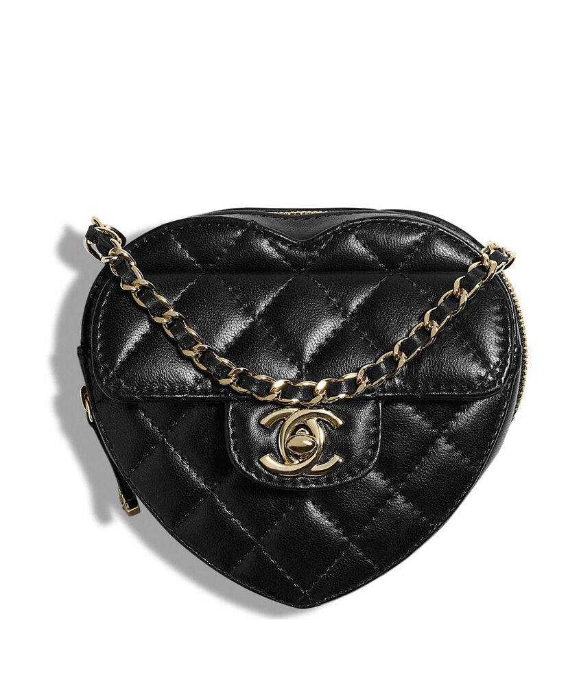 Heart Clutch With Chain