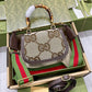 Gucci Bamboo 1947 Jumbo GG Small Top Handle Bag - MarKat store