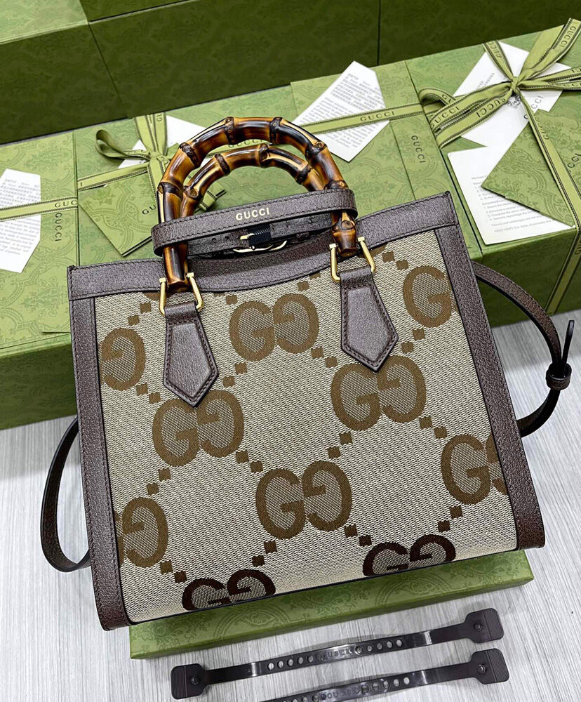 Gucci Diana Jumbo GG Small Tote Bag