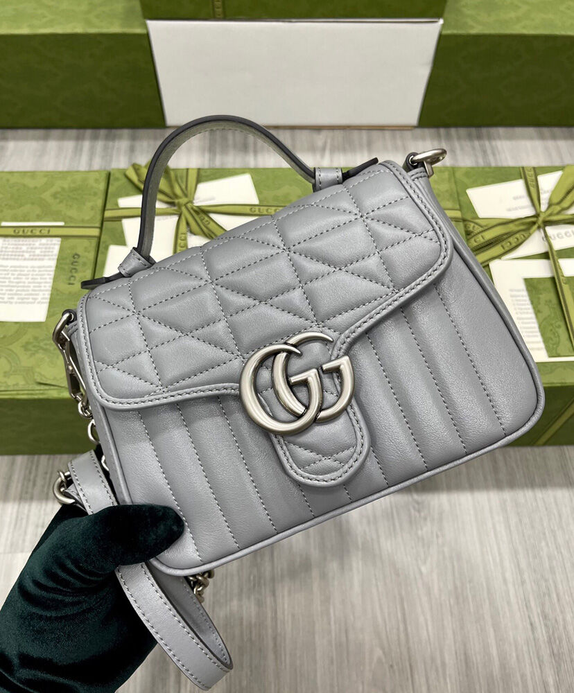 GG Marmont Mini Top Handle Bag