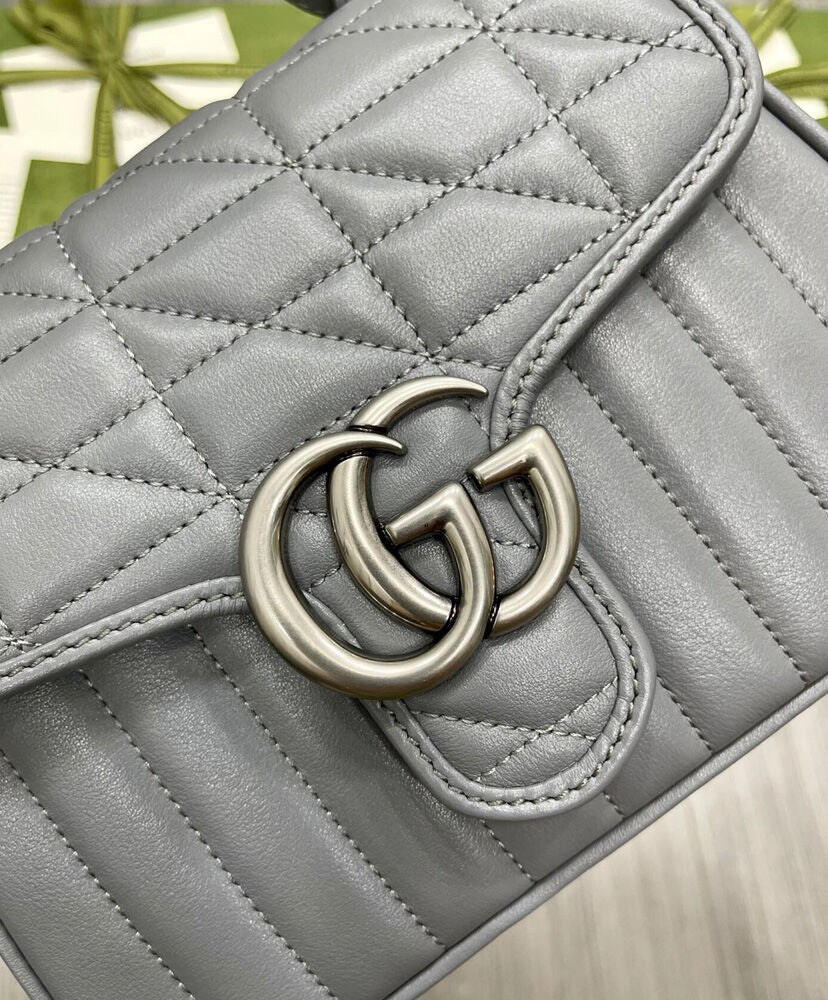 GG Marmont Mini Top Handle Bag