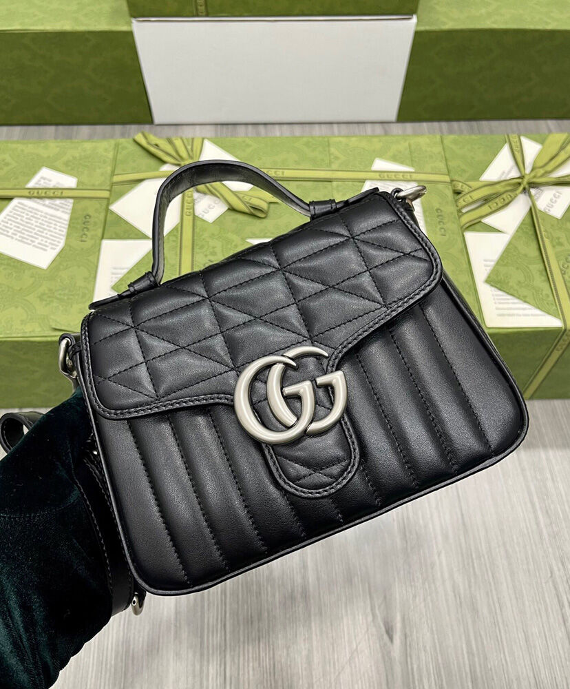 GG Marmont Mini Top Handle Bag