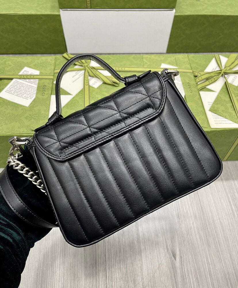 GG Marmont Mini Top Handle Bag