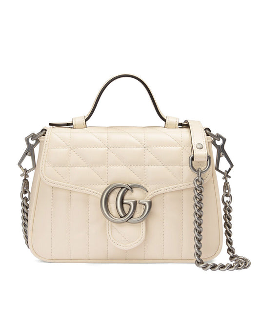 GG Marmont Mini Top Handle Bag