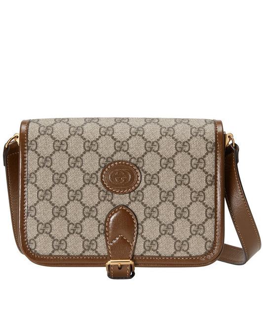 Mini shoulder bag with Interlocking G