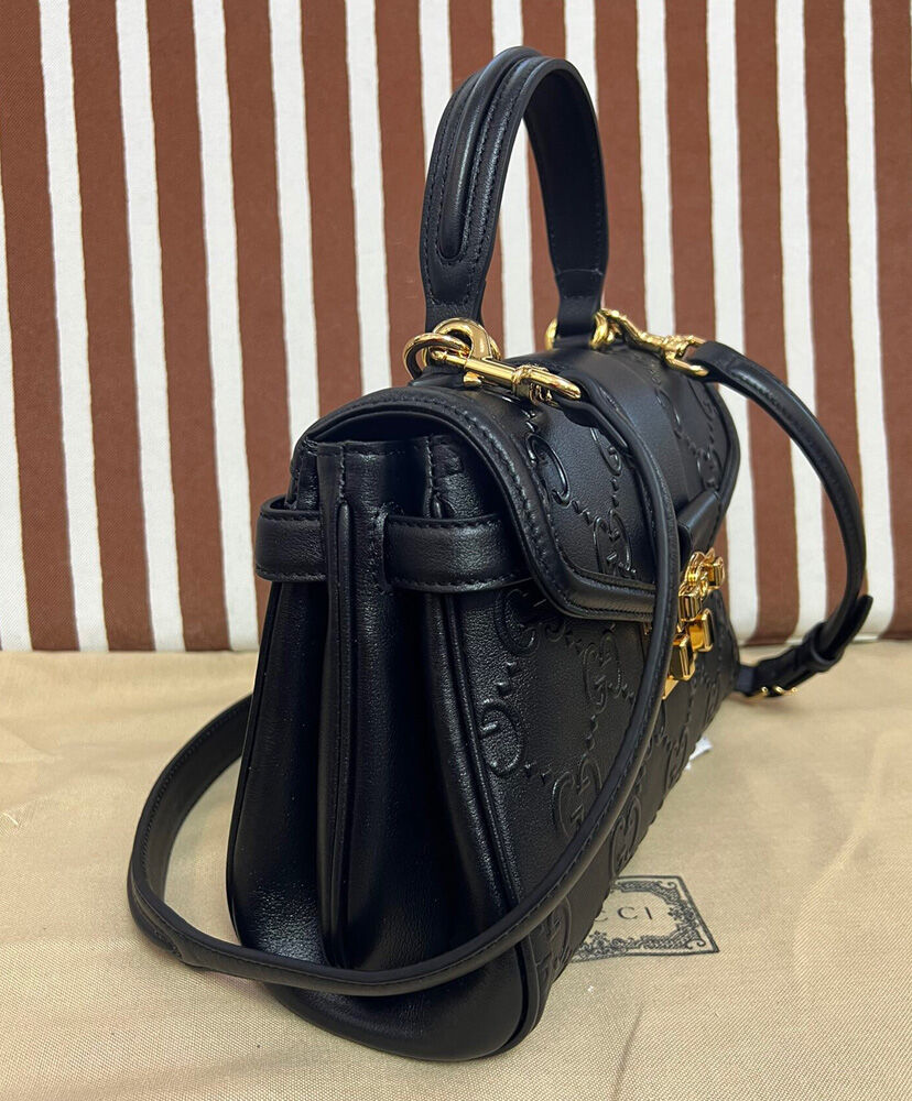 Small GG Top Handle Bag