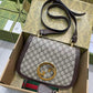 Medium Shoulder Bag With Round Interlocking G
