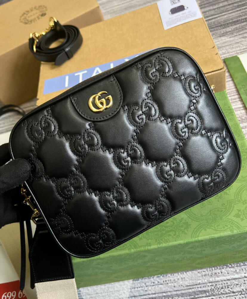 GG Matelasse Leather Small Bag