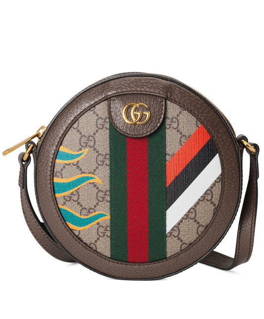 Round Shoulder Bag With Double G