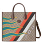 Medium Tote With Geometric Print