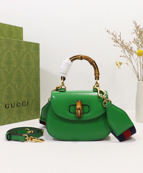 Gucci Bamboo 1947 Mini Top Handle Bag