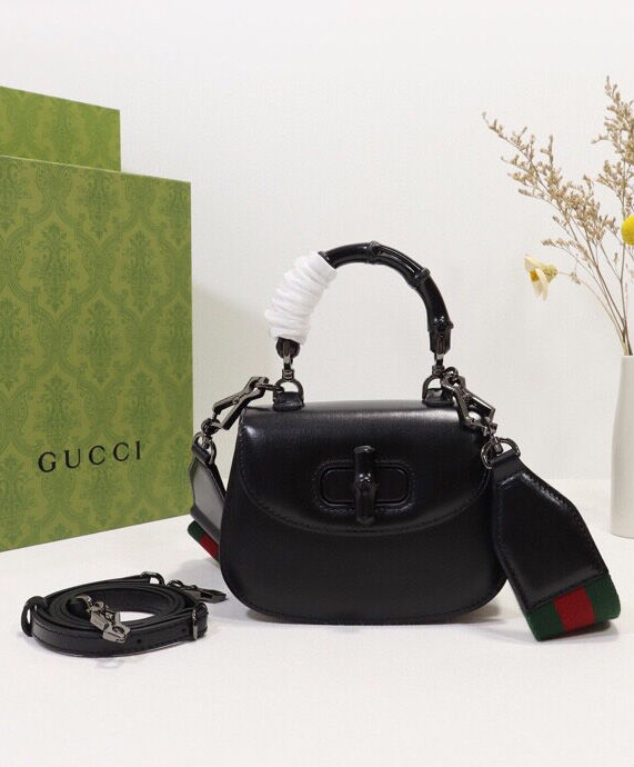 Gucci Bamboo 1947 Mini Top Handle Bag