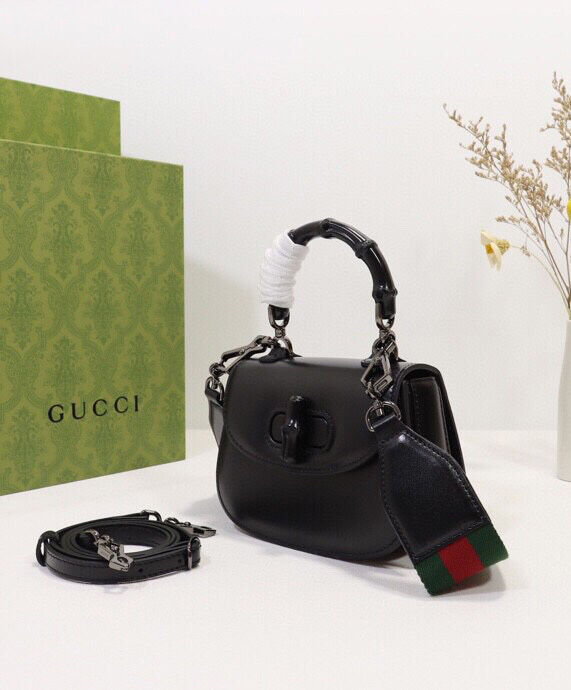 Gucci Bamboo 1947 Mini Top Handle Bag