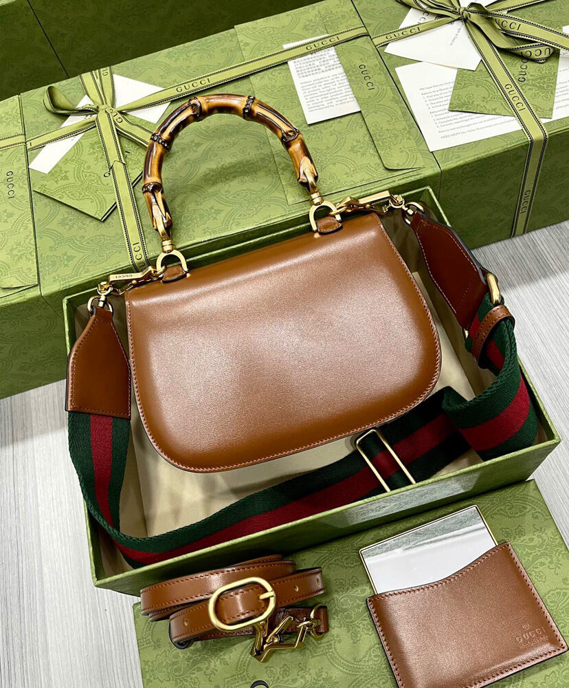 Gucci Bamboo 1947 Small Top Handle Bag