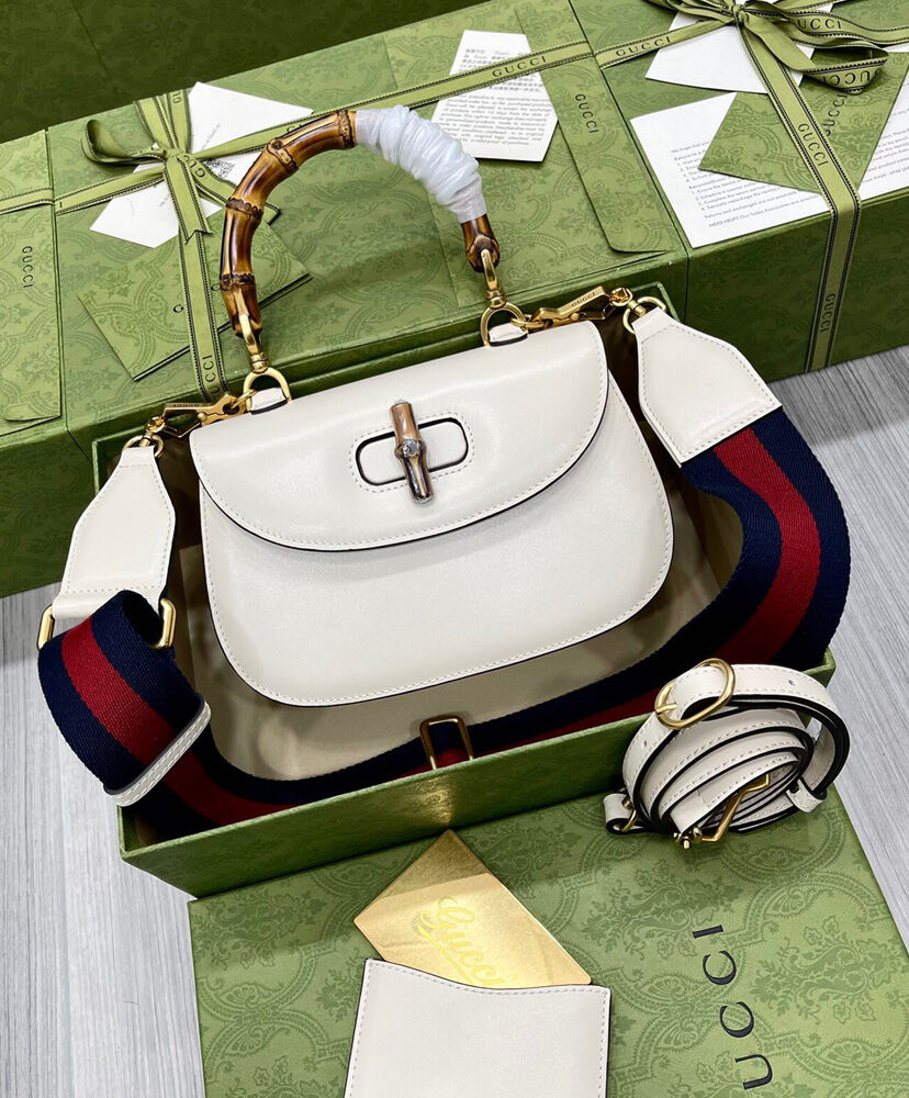 Gucci Bamboo 1947 Small Top Handle Bag