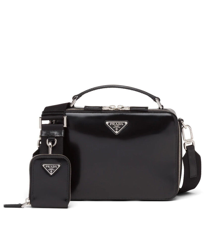 Prada Brique Brushed Leather Bag