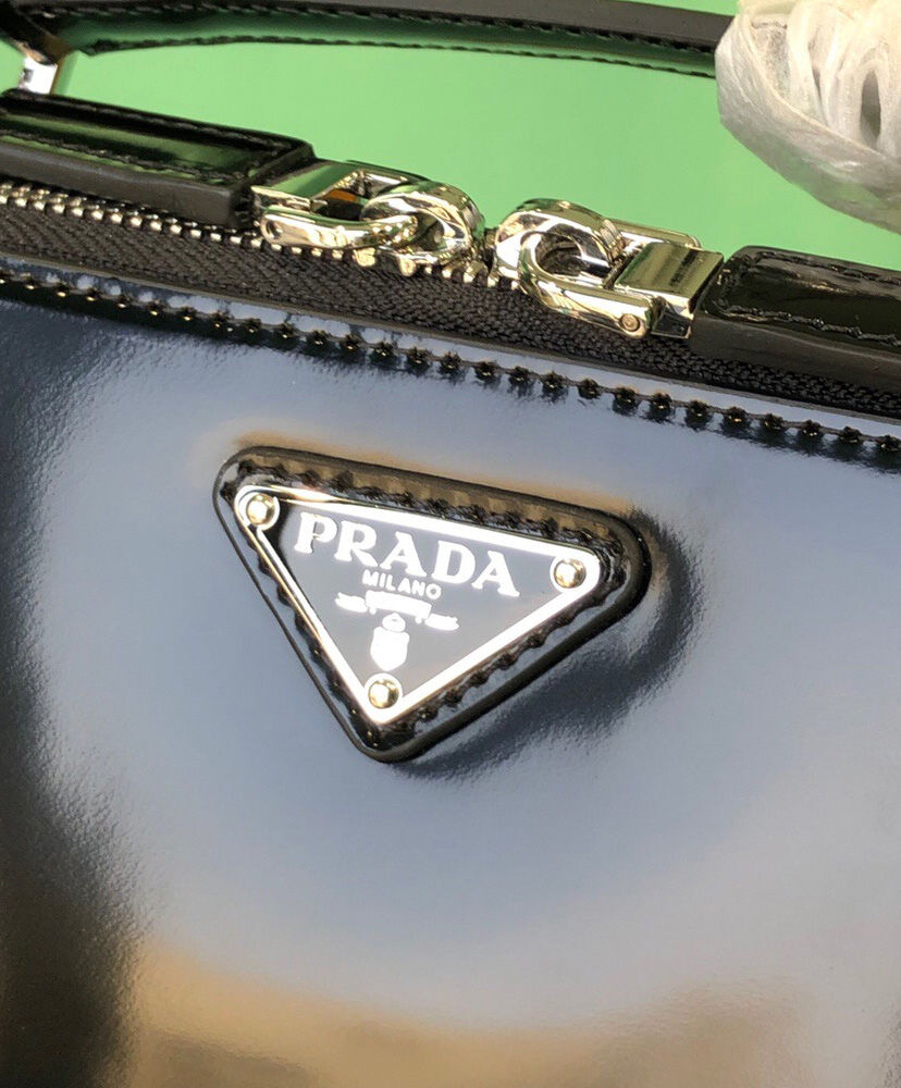 Prada Brique Brushed Leather Bag