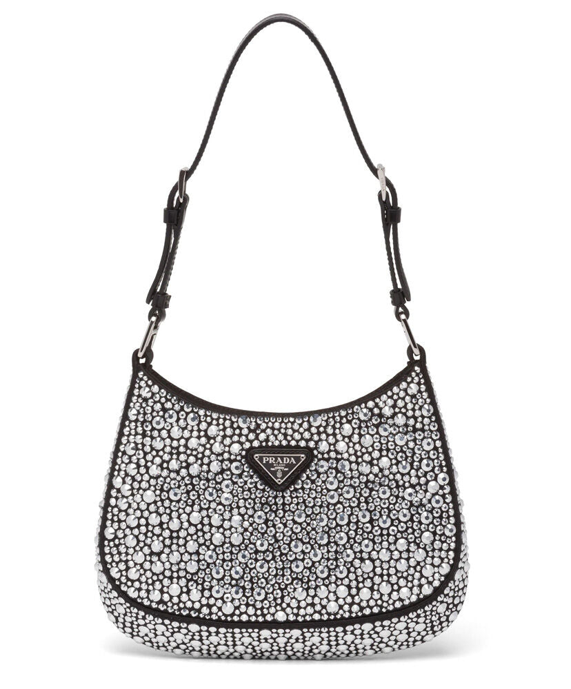 Prada Cleo Satin Bag With Appliques