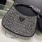 Prada Cleo Satin Bag With Appliques