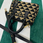 Prada Galleria Embroidered Jacquard Fabric Mini Bag