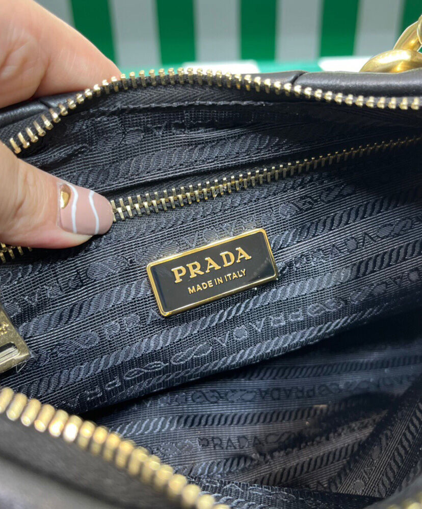 Prada System Nappa Leather Patchwork Bag