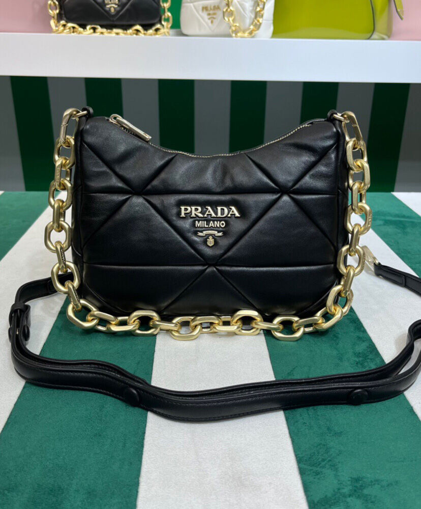 Prada System Nappa Leather Patchwork Bag