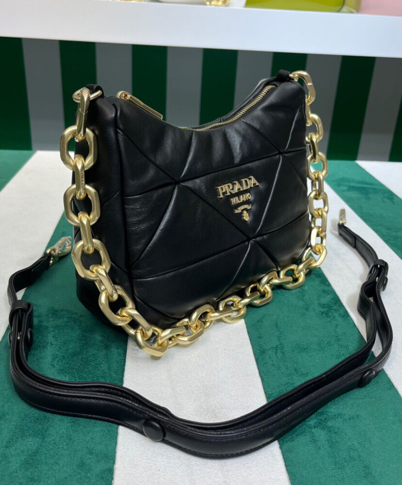 Prada System Nappa Leather Patchwork Bag